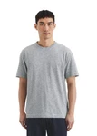 Marc O'Polo T-Shirt Single-Slub-Jersey Hellgrau/Grau