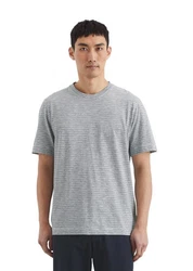 Marc O'Polo T-Shirt Single-Slub-Jersey Hellgrau/Grau
