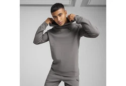 PUMA Hoodie PUMATECH Herren Dunkelgrau/Grau/Hellgrau/Braun
