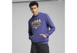 PUMA Hoodie SPORTS LEGACY Graphic Hoodie Herren Dunkelblau/Lila/Fliederfarben