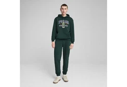 PUMA Hoodie SPORTS LEGACY Graphic Hoodie Herren Dunkelgrün/Grün
