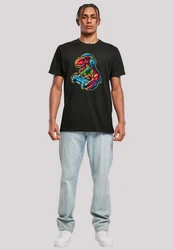 F4NT4STIC T-Shirt Dinosaurier Gamer Mischfarben/Schwarz/Braun