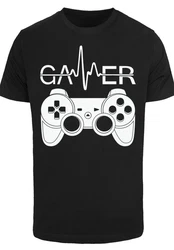F4NT4STIC T-Shirt Gamer Herzschlag Gelb/Braun/Schwarz