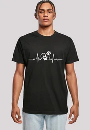 T-Shirt Herzschlag Hunde Liebe Premium Qualitt
