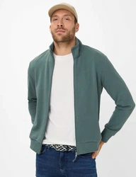 Brax Sweatjacke Style SCOTT Türkis/Grün/Dunkelgrün