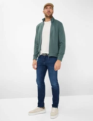 Brax Sweatjacke Style SCOTT Türkis/Grün/Dunkelgrün