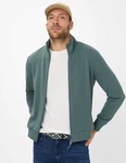 Brax Sweatjacke Style SCOTT Türkis/Grün/Dunkelgrün