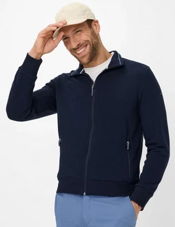 Brax Sweatjacke Style SCOTT Dunkelblau