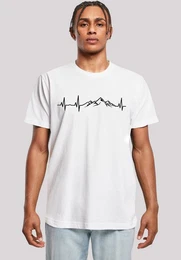 T-Shirt Herzschlag Berge Wandern Premium Qualitt