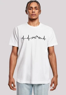 F4NT4STIC T-Shirt Herzschlag Berge Wandern