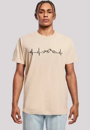T-Shirt Herzschlag Berge Wandern Premium Qualitt