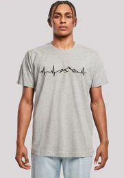 T-Shirt Herzschlag Berge Wandern Premium Qualitt