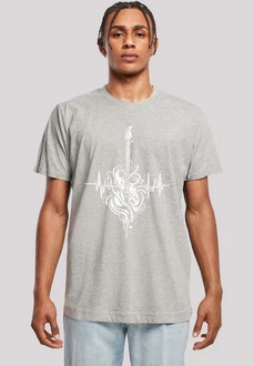 F4NT4STIC T-Shirt Gitarre Herzschlag