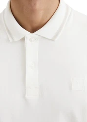 Marc O'Polo Poloshirt Weiß/Creme/Beige/Khaki