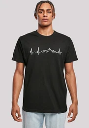 T-Shirt Herzschlag Berge Wandern Premium Qualitt