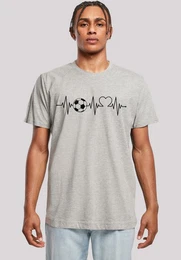 T-Shirt Herzschlag Fuball Premium Qualitt