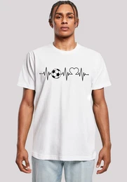 T-Shirt Herzschlag Fuball Premium Qualitt