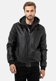 Lederimitatjacke Jacke