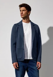Blouson aus elastischem Materialmix