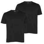 s.Oliver T-Shirt Rundhals 2er Pack Schwarz/Grau/Dunkelgrau