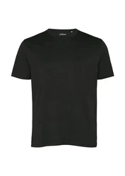 s.Oliver T-Shirt Rundhals 2er Pack Weiß/Schwarz/Creme