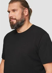 s.Oliver T-Shirt Rundhals 2er Pack Weiß/Schwarz/Creme