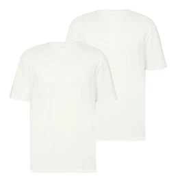 T-Shirt Basic (2-tlg) Rundhals, kurzarm, Logo, im 2er Pack