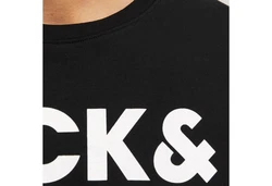 Jack & Jones T-Shirt 2er Pack Logo Tee Crew Neck Schwarz/Hellblau