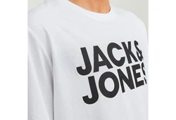 Jack & Jones T-Shirt 2er Pack Logo Tee Crew Neck Schwarz/Hellblau/Weiß