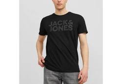 Jack & Jones T-Shirt 2er Pack Logo Tee Crew Neck Khaki/Blau/Schwarz/Beige