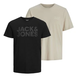 T-Shirt 2er Pack Logo Tee Crew Neck mit Markenschriftzug
