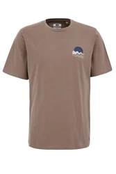 WE Fashion T-Shirt Braun/Khaki/Grau