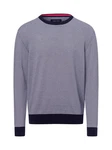 Andrew James Strickpullover Dunkelblau/Lila