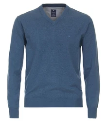 Redmond V-Ausschnitt Pullover (600) Blau/Dunkelblau/Hellblau