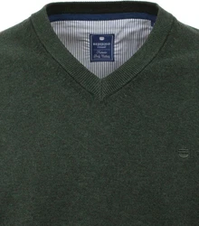 Redmond V-Ausschnitt Pullover (600) Dunkelgrün