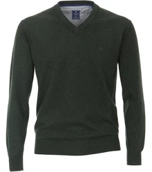 Redmond V-Ausschnitt Pullover (600) Dunkelgrün
