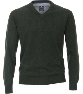 Redmond V-Ausschnitt Pullover (600) Dunkelgrün