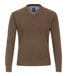 V-Ausschnitt-Pullover 600
