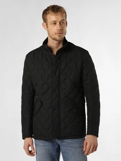 Barbour Steppjacke Chelsea Schwarz/Dunkelgrün/Bordeaux