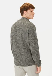 camel active Strickjacke Stehkragen 