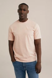 WE Fashion T-Shirt Rosa/Braun/Lila/Beige/Khaki