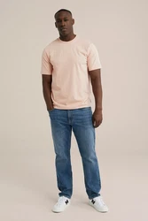 WE Fashion T-Shirt Rosa/Braun/Lila/Beige/Khaki