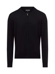 Finshley & Harding Strickjacke Schwarz/Dunkelblau