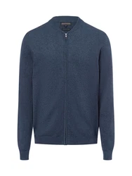 Finshley & Harding Strickjacke Dunkelblau/Blau/Hellblau
