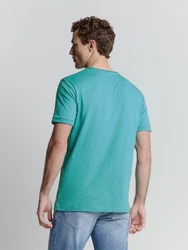 NO EXCESS T-Shirt Grün/Türkis/Blau