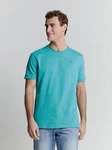 NO EXCESS T-Shirt Grün/Türkis/Blau