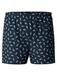Calida Prints Herren Shorts Dunkelblau/Blau/Hellblau