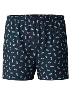 Calida Prints Herren Shorts Dunkelblau/Blau/Hellblau Calida Prints Herren Shorts Dunkelblau/Blau/Hellblau