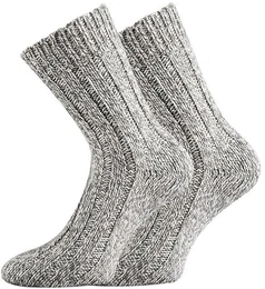 Norwegersocken 2 Paar warme Norweger-Socken, dicke Qualitt, Wintersocken fr Herren