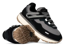 UGG RETROFI LOW Sneaker Schwarz/Dunkelblau/Dunkelgrau/Hellgrau